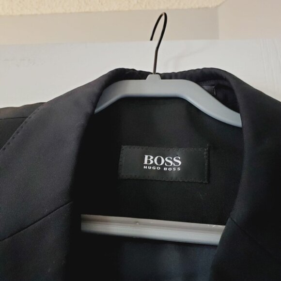 Hugo Boss Black Trench Coat for Men - Picture 6 of 8